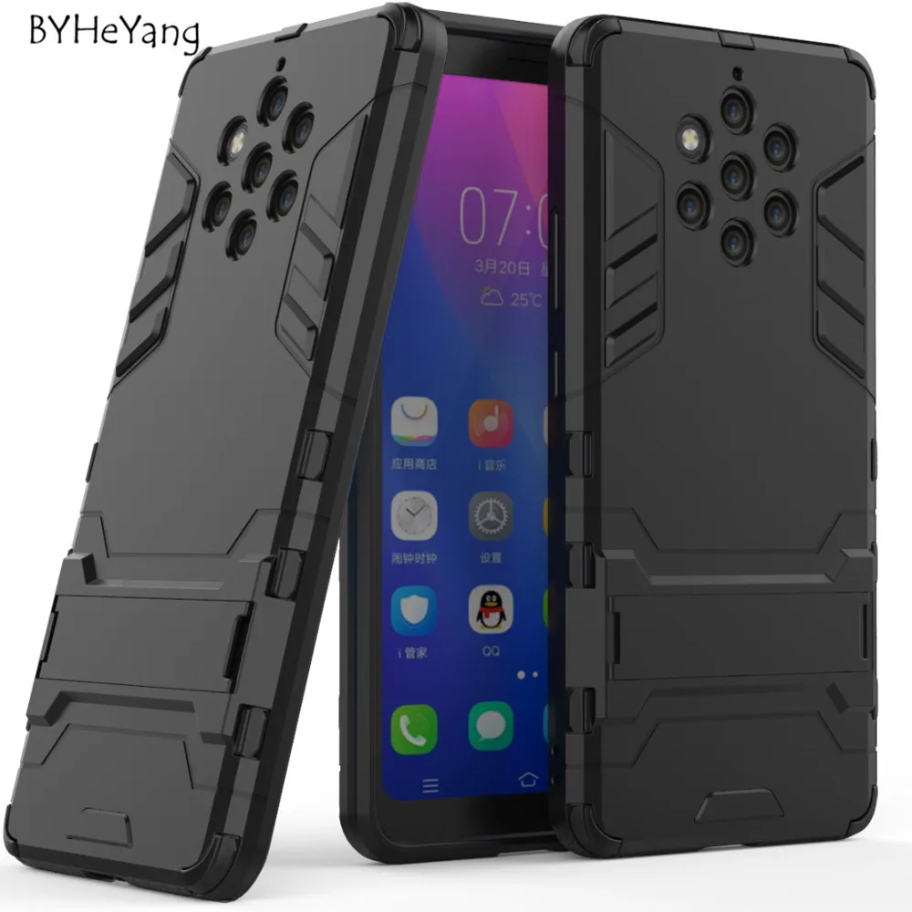 For Nokia 9 PureView Case for Nokia9 PureView Cover Anti-Knock Hard Plastic Robot Armor Back Case For Nokia 9 PureView TA-1094 For Nokia 9 PureView Case for Nokia9 PureView Cover Anti-Knock Hard Plastic Robot Armor Back Case For Nokia 9 PureView TA-1094