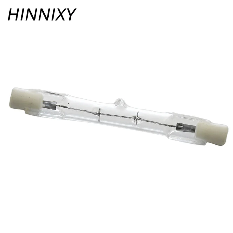 Hinnixy 5 шт./лот R7S галогенная лампа с регулируемой яркостью 220в 230в в виде стеклянной