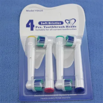 

4PCS Replacement Electric Brush Heads For Oral-B EB-10A Pro-Health Stages Toothbrush Head