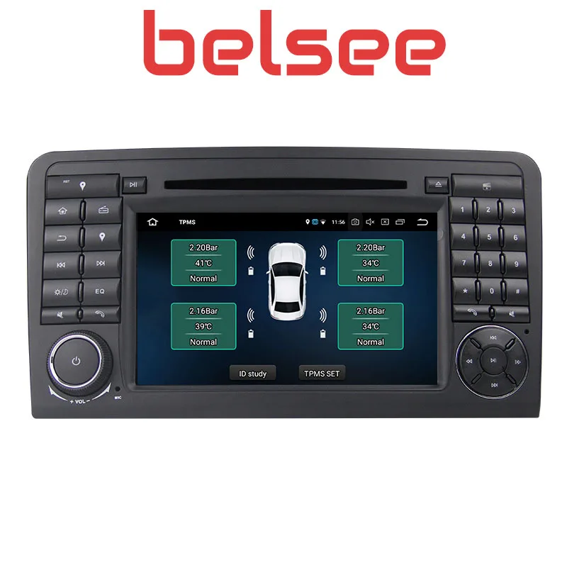 Clearance Belsee Octa Core 4GB Android 8.0 Radio Head Unit Car DVD Player For Mercedes Benz ML-Class W164 ML350 ML500 GL-Class X164 GL320 5