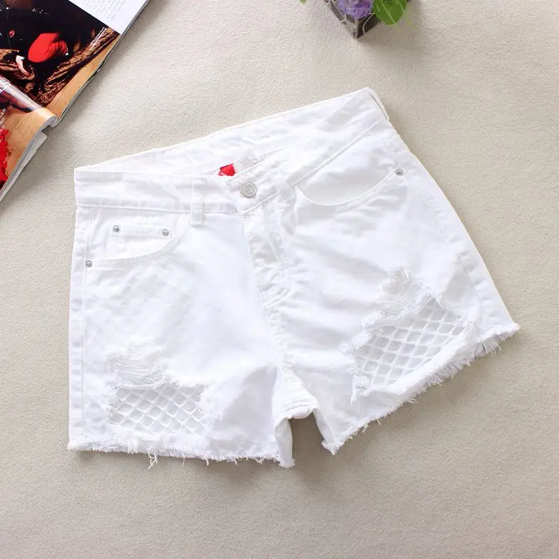 New 2019 Summer Sexy Short Women's Ripped Hole Denim