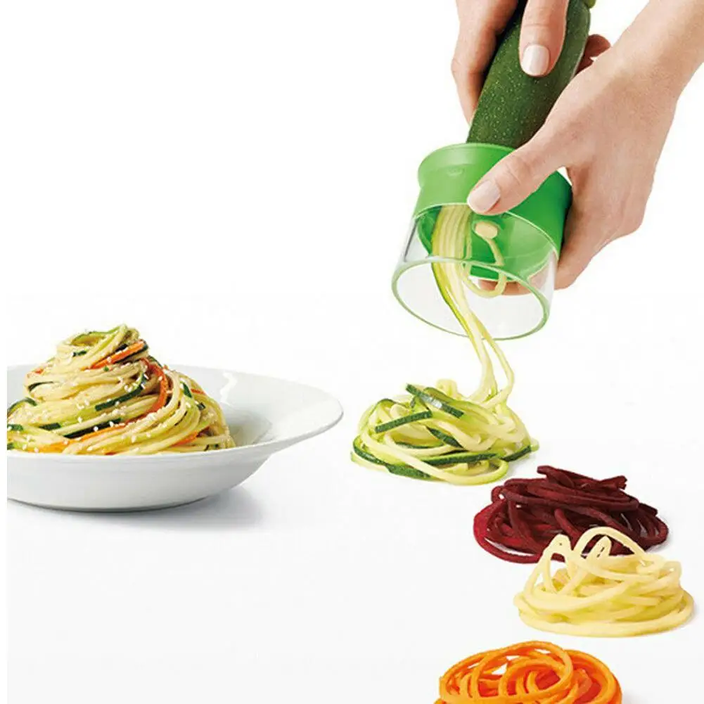 

DIY Kitchen Vegetable Fruit Spiral Slicer Spiralizer Graters Kitchen Tool Gadget Zucchini Pasta Noodle Spaghetti Maker