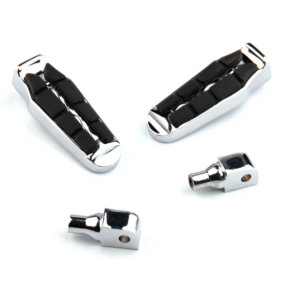 

For 02-09 Yamaha Road Star Warrior Aluminum Front Footpegs Foot pegs Footrest Rests Pedals CHROME 2002 2003 2004 2005 2006-2009