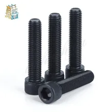 Din912 grau 12.9 allen cabeça do soquete schroef m1.6 m2 m2.5 m3 m4 m5 m6 m8 tampa da cabeça do soquete hexagonal schromesmo schroef de soquete hex