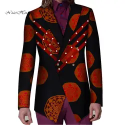 2019 мужская одежда в африканском стиле мужской дизайн блейзера Блейзер masculino slim fit Дашики мужские Базен Riche длинный пиджак блейзер 6XL WYN728