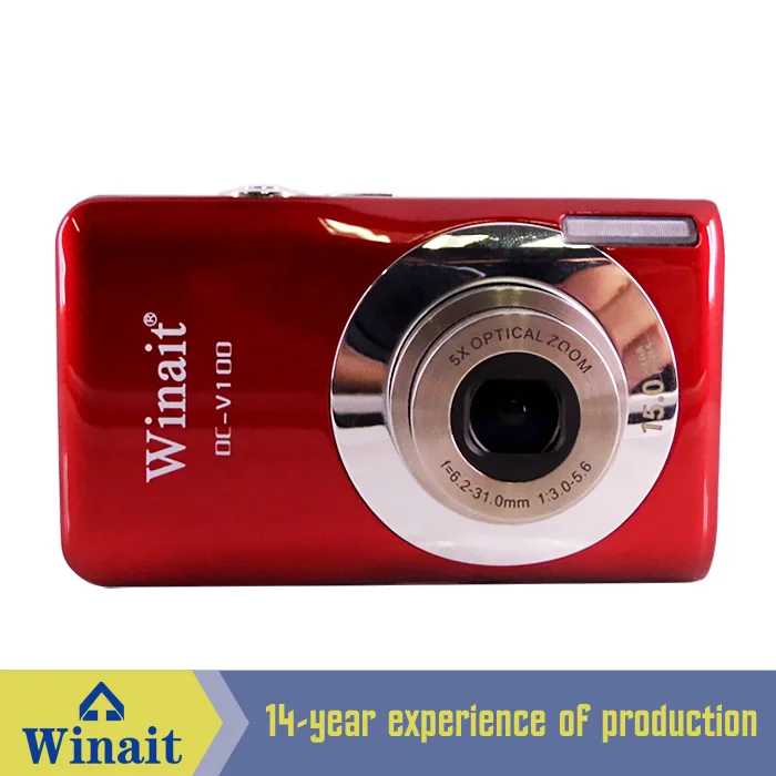 

Hot Sell 15Mp Max resolution Mini Digital Camera 5X optical zoom 4X digital zoom HD Camera Camcorder