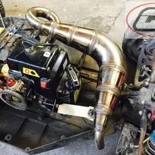 Супер мощность победитель выхлопная труба с глушителем для Losi 5ive-T 4x4 грузовик 5 T RC BND(LOSB0019) 1/5 газовый грузовик Rovan LT KM-X2 DDT