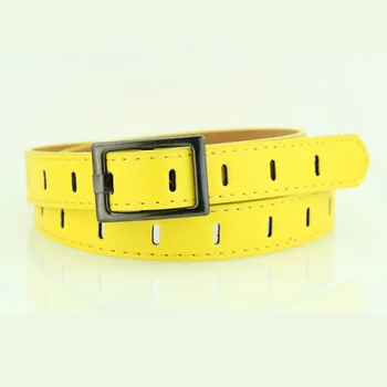 

2019 NEW Korea luxury fashion wild fashion candy color hollow ladies creative pants belt gifts for womem holographic