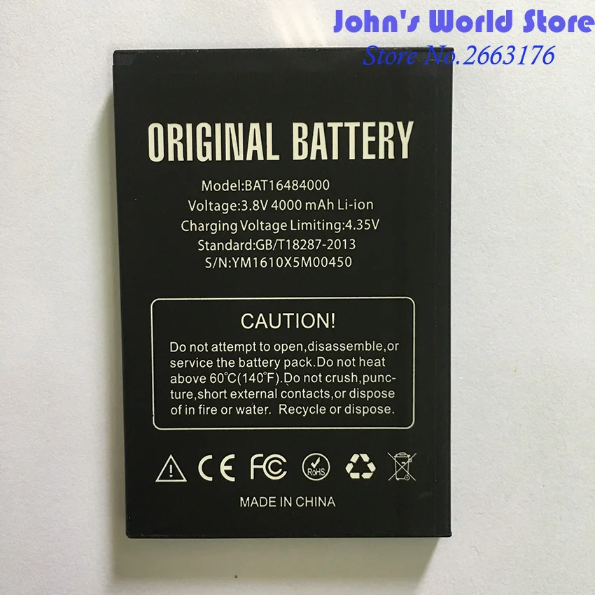 Original Large Capacity 4000mAh BAT16484000 Back up Battery Replacement For DOOGEE X5 MAX Pro Cellphone Original Large Capacity 4000mAh BAT16484000 Back up Battery Replacement For DOOGEE X5 MAX Pro Cellphone
