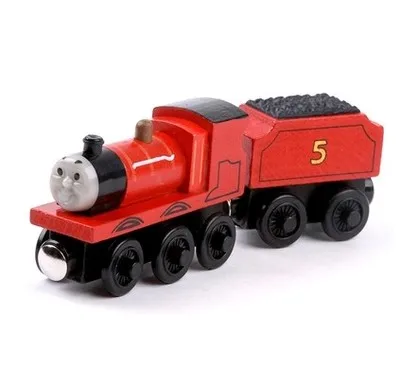 

James Woodens Trains Magnetic Connector Magnetic Tailsor Trains Compatible with Brio Tracks Railway Locomotives Toy