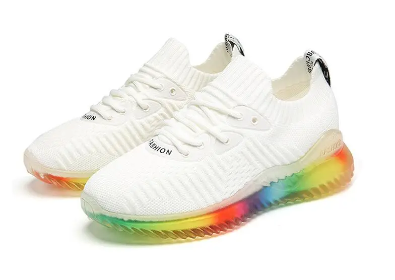 

Women Shoes Lightweight White Sneakers Women Breathable Mesh Vulcanize Shoes summer Tenis Feminino Women Casual Shoes