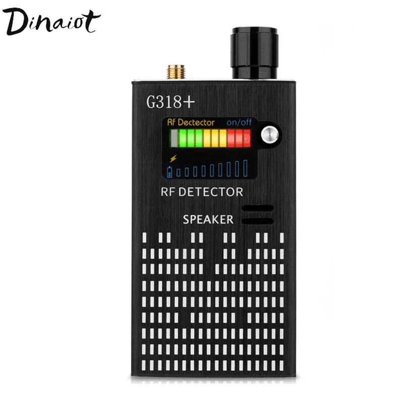 Spy Bug Detector Wireless Mini Camera Detector with Sound Alarm GPS RF Mobile Phone Signal Detector Device Tracer Finder
