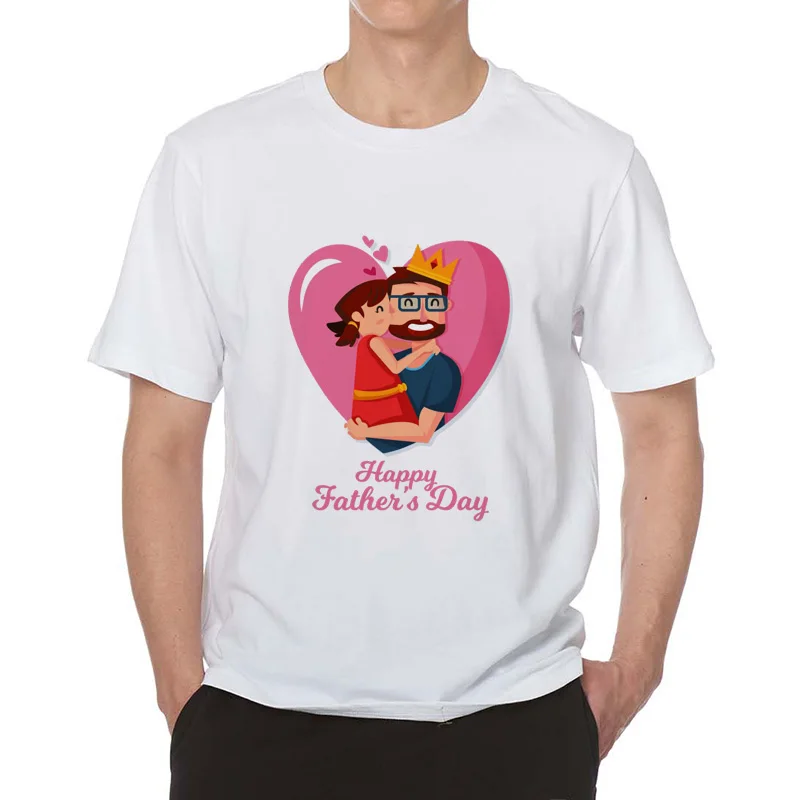 Camisetas Счастливый День отца веселое Harajuku футболка эстетическое Для мужчин летний 2019 Графические футболки готические Топы в уличном стиле