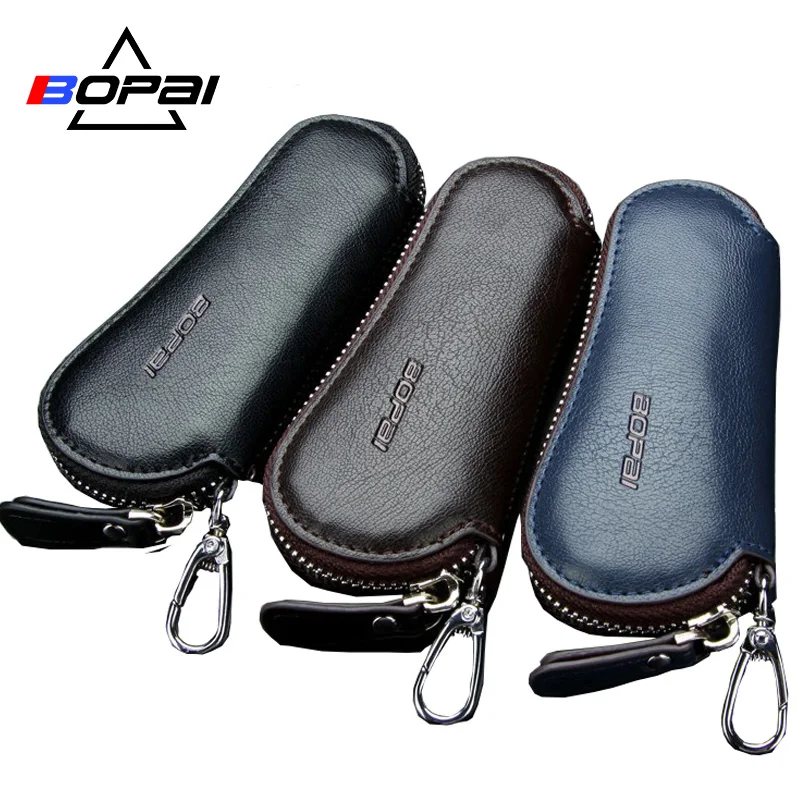 Genuine Leather Car font b Key b font font b Wallets b font Men font b