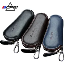 Genuine Leather Car font b Key b font font b Wallets b font Men font b