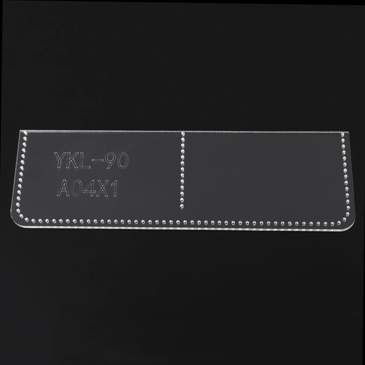 Practical Acrylic Wallet Template Transparent Templates Leather Craft Pattern Stencil for Making Business Long Wallets