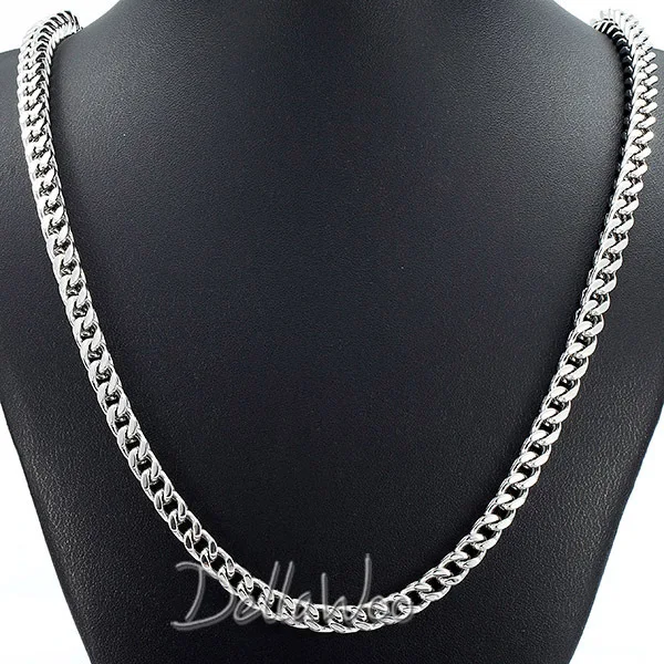 6mm Mens Chain Boys Franco Foxtail Box 