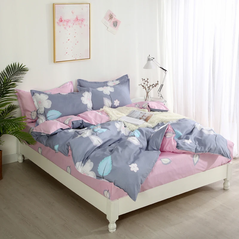 1 Pcs Bedding Set Duvet Cover Quilt Cover Comforter Cover Pillowcase King Full Twin Queen Size Edredon 200*230/220*240cm - Цвет: J7