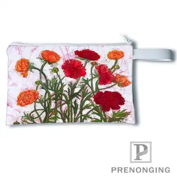 

Custom flowers_red_pop Printing Coin Purse Change Purse Zipper Zero Wallet Phone Key Bags Fashion Small Female Purse#19-01-22-22