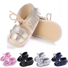 Г., Лидер продаж, летние мягкие сандалии для девочек модные повседневные сандалии с кисточками модная обувь с кисточками