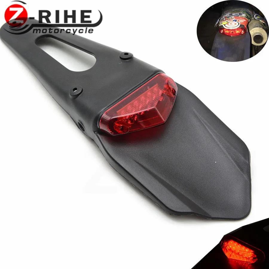for KTM EXC WRF250 Accessories Motorcycle bike rear fender taillight of the LEDs stop enduro taillight CRF EXC WRF 250 400 426 4