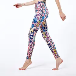 Популярные женские цветные леггинсы с геометрическим рисунком, Летние супер мягкие леггинсы, женские брюки, леггинсы