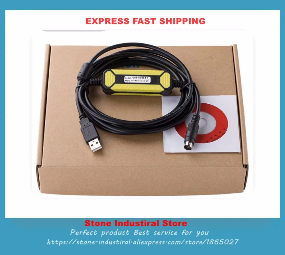 Флуоресцентный кабель для ЧПУ FX0N FX1N FX2N FX0S FX1S FX3U PLC 2018 новый передачи