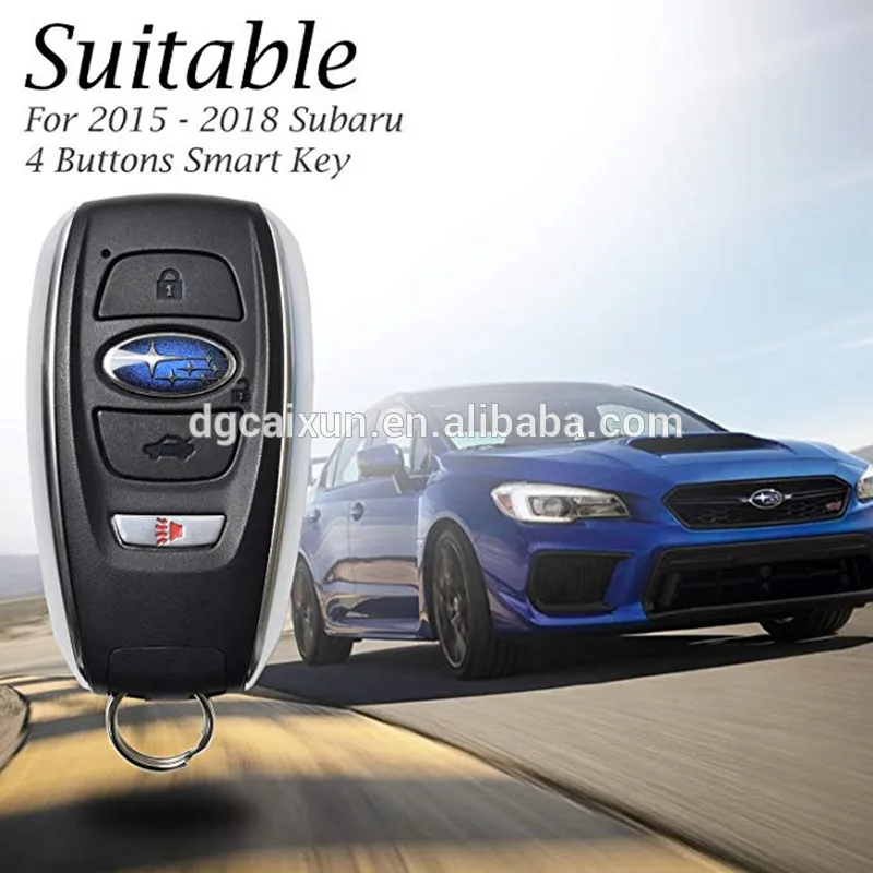 Genuine Leather Remote Key Fob Case Cover Protector for Subaru Forester Impreza Outback WRX BRZ XV Crosstrek
