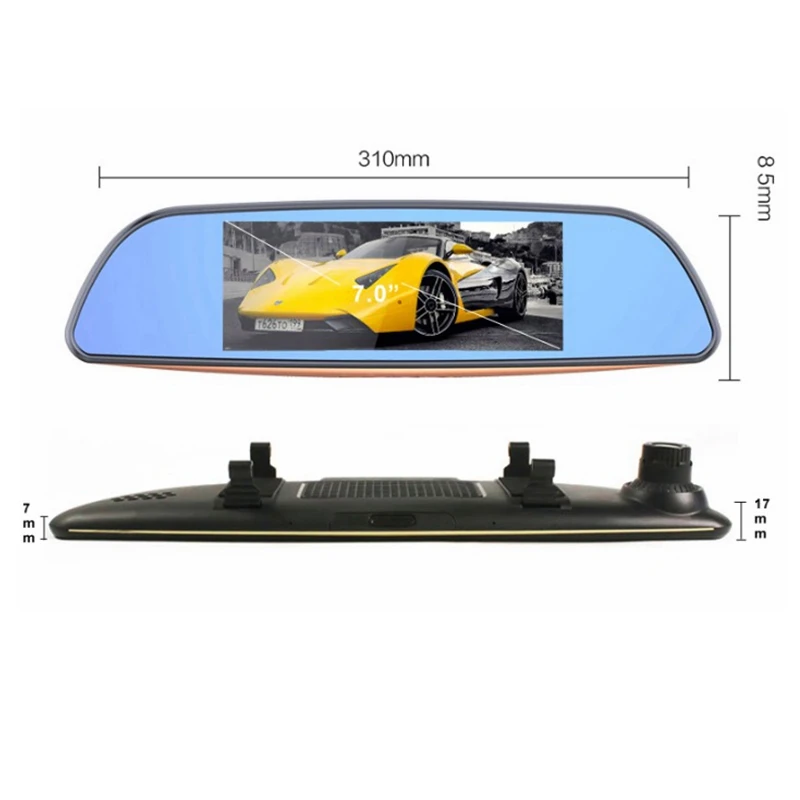 Автомобильный GPS навигатор зеркало заднего вида KMDRIVE 6 86 дюйма 3G Android FHD 1080P DVR Bluetooth