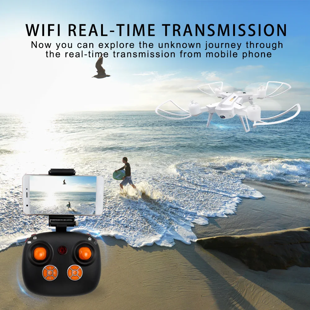 Flytec-T5-RC-Foldable-Drone-with-Altitude-Hold-Function-4