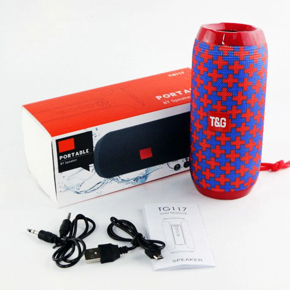 Портативная Беспроводная колонка TG117 динамик с поддержкой Bluetooth