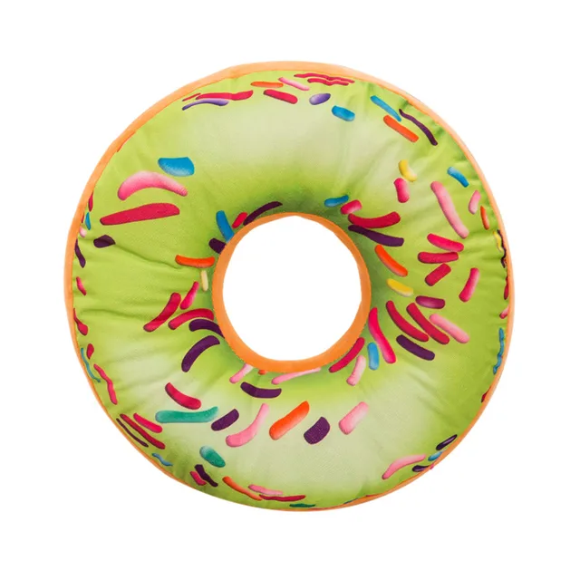 New 11 Styles Doughnut Cushion Doughnut Shaped Ring Plush Soft Novelty
