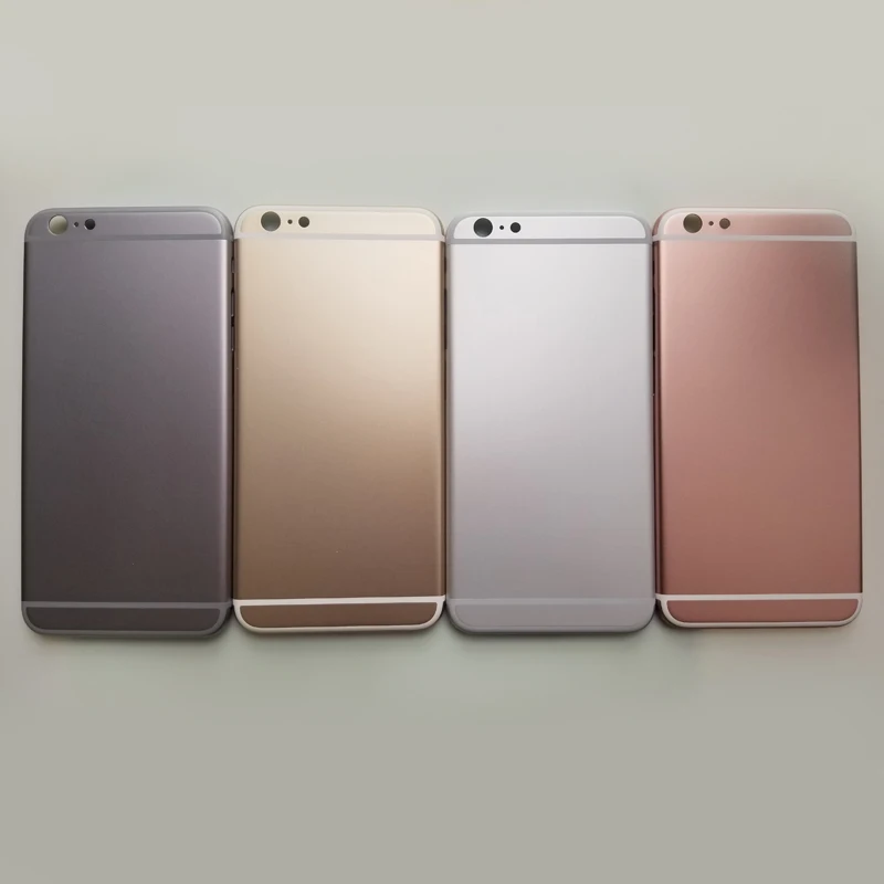 Back Корпус для iPhone 6plus 6splus Батарея чехол средняя панель боди с IMEI Замена запчастей