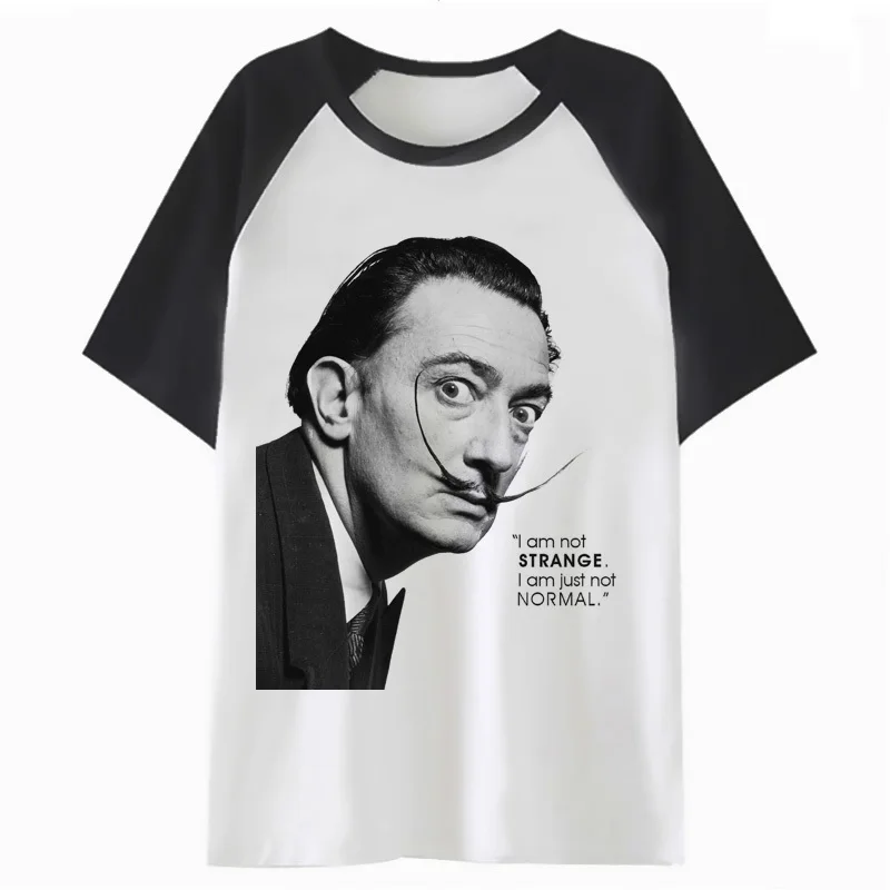

Salvador Dali t shirt kawaii cartoon tops tshirt female harajuku tee clothing graphic femme t-shirt women K2868