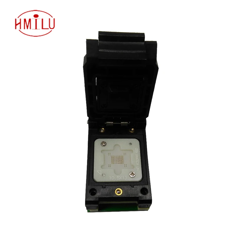 

BGA63 0.8MM Probe programmer proman socket adapter size 10.5*13.5mm 9*11mm BGA63 to DIP48 Probe pin socket BGA63 flip pogo pin