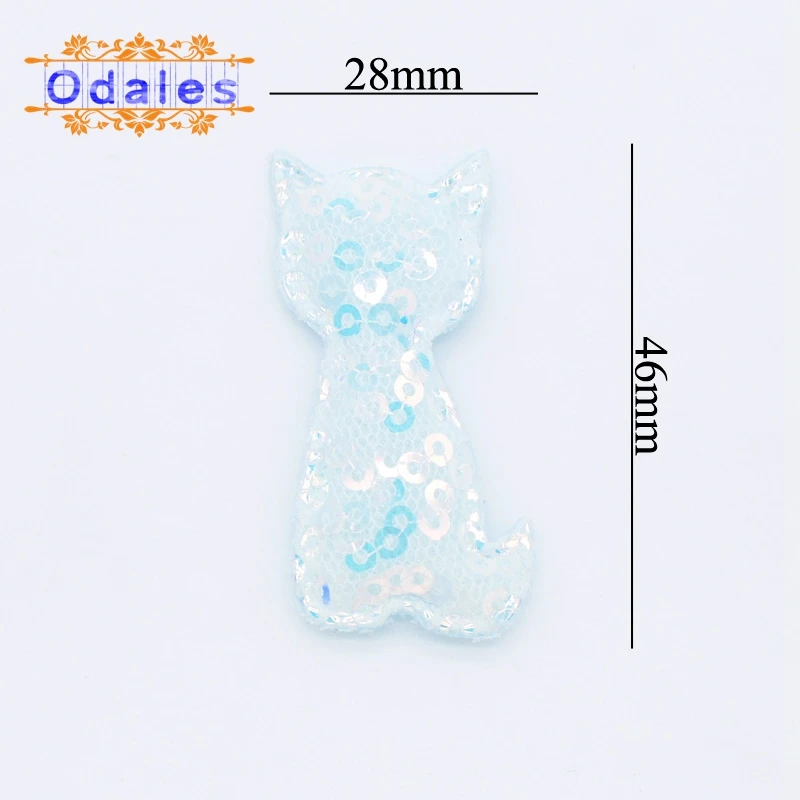 24 шт. Kawaii Cat Bling Appliques Скрапбукинг мягкие Патчи DIY головные уборы зажимы аксессуары головной убор стикеры поставки