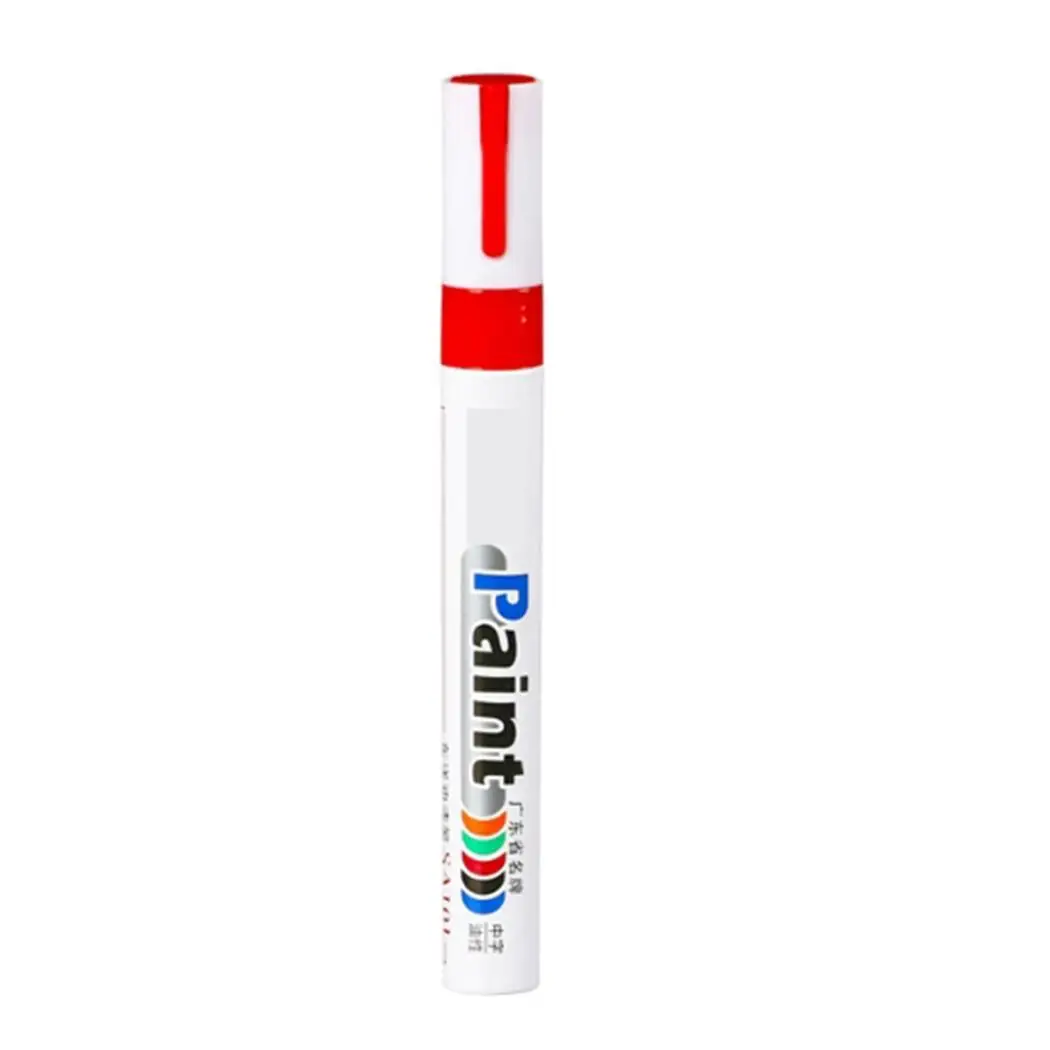 Waterproof Non-toxic Permanent Tire Paint Pen Color 8ml 2-3m Paint Maker - Цвет: R