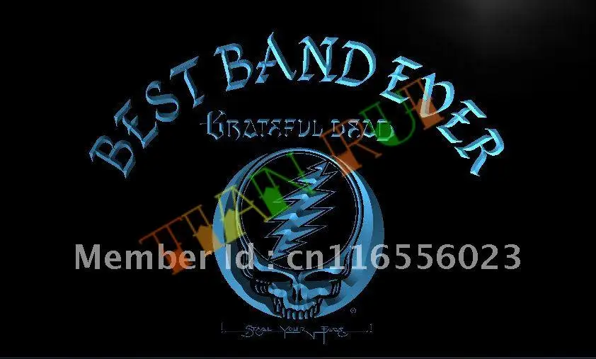 

LA334- Best Band Ever Grateful Dead LED Neon Light Sign