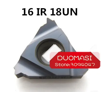 

16 IR 18 UN ,Indexable Tungsten Carbide Threading Lathe Inserts for Threaded Lathe Holder,thread turning tool holders