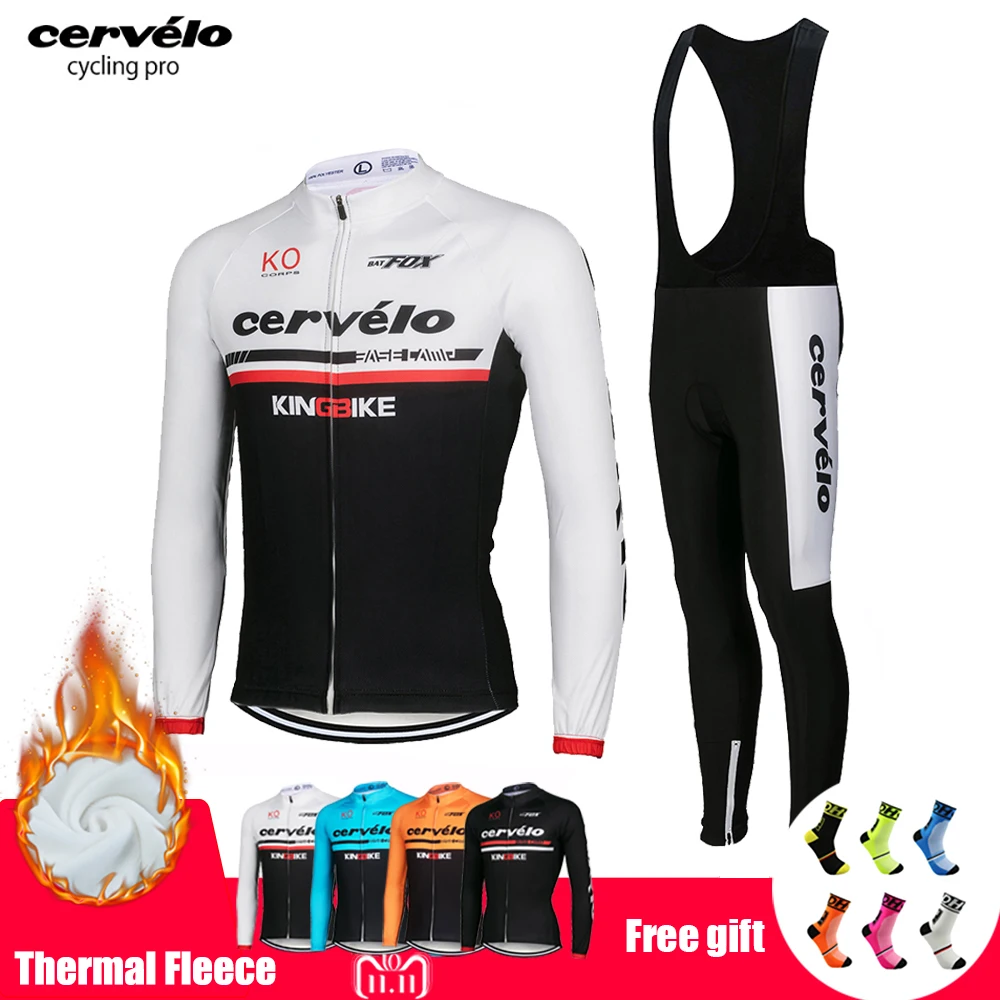 

Mens Ropa Ciclismo Invierno 2018 Winter Cycling Clothing Long Sleeve Winter Cycling Clothes Set Thermal Fleece Bike Clothing