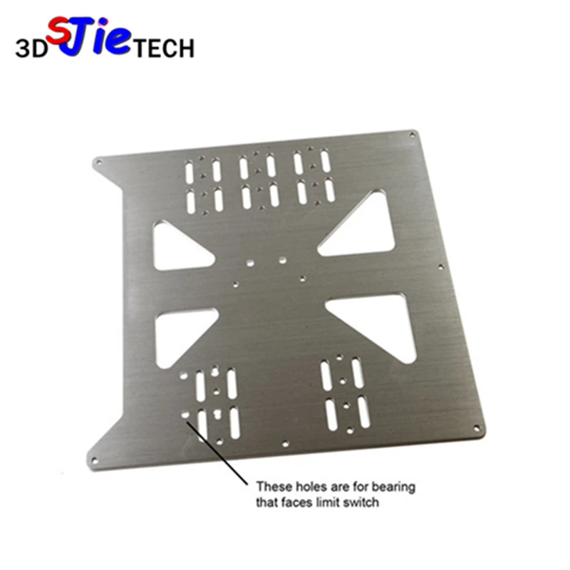

Upgrade Aluminum Y Carriage Plate V3 for Prusa i3 Wanhao Duplicator i3 and Monoprice Maker Select