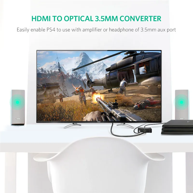 Аудио разветвитель Ugreen HDMI 4K с высоким разрешением компьютерная революция 7 1 5