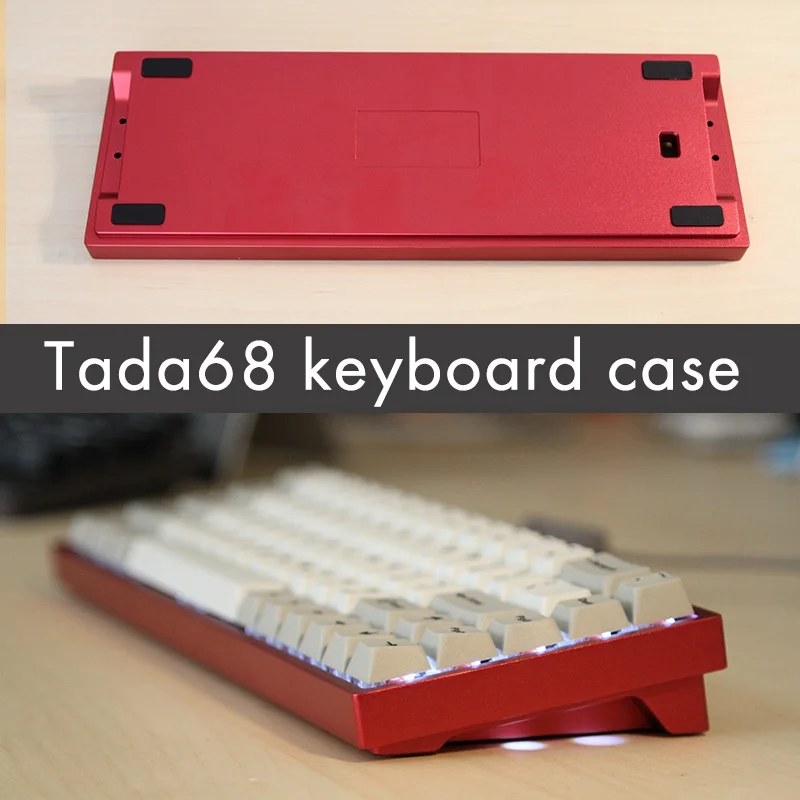 Tada68 Mechanical keyboard anode aluminum high Profiles made in china mini keyboard case