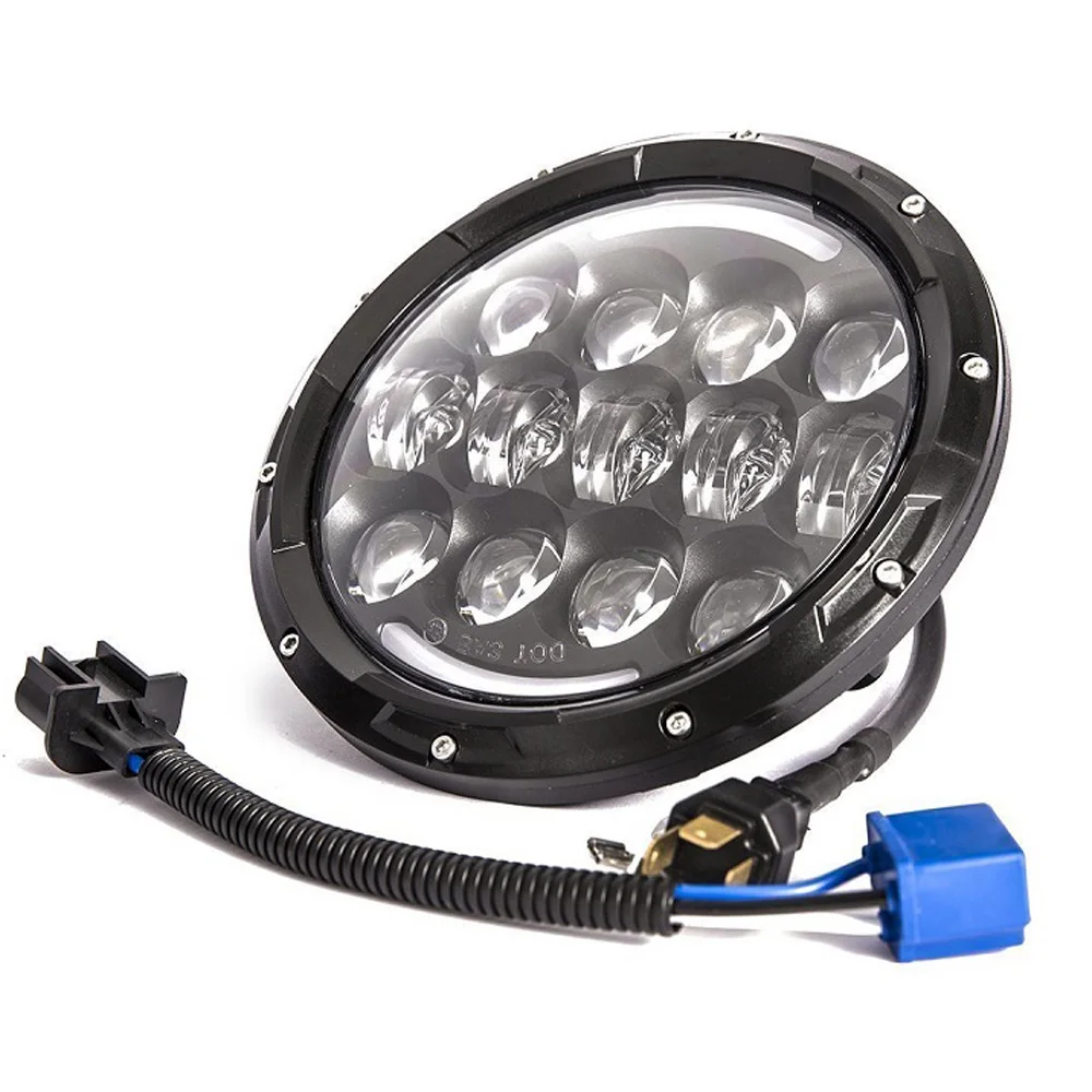 PAIR Super bright 7 Headlights HL Beam H4 H13 LED Headlight with DRL 7 inch Headlamp for Jeep Jk Tj Fj Cruiser Trucks (2)