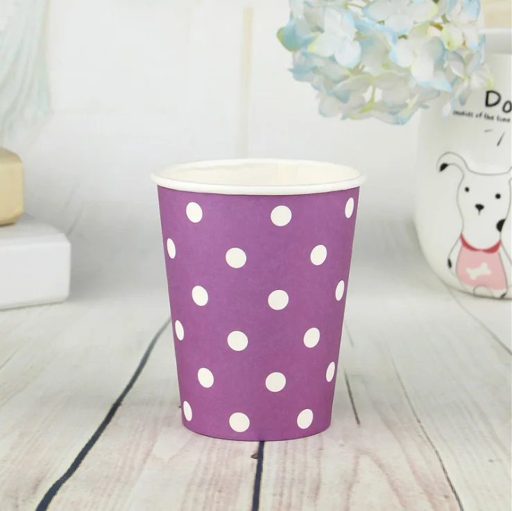 FANLUS Creative Princess Friendship Birthday Party Paper Cups Disposable Tableware (6pcs), Multi Color Party Supplies (3)