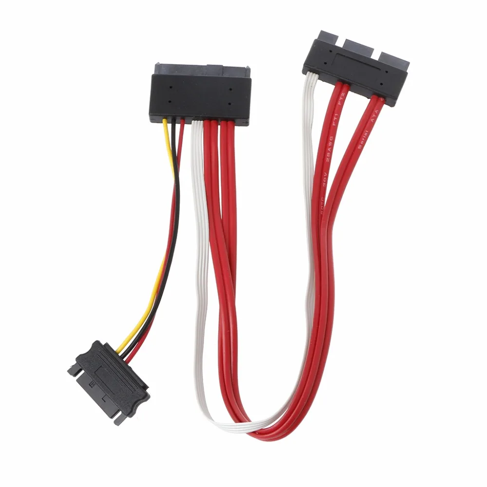 

SFF-8639 SATA 3.2 Express 18Pin + 15Pin To SFF-8482 SAS Express 29Pin Data Cable 35cm Adapter Cable C26