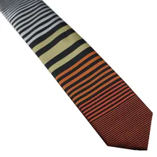 Для мужчин костюм Галстуки Дизайн черный с оранжевым/коричневый/желтый/белый в горизонтальную полоску галстук узкий галстук 6 см Сорочки выходные для мужчин свадебные