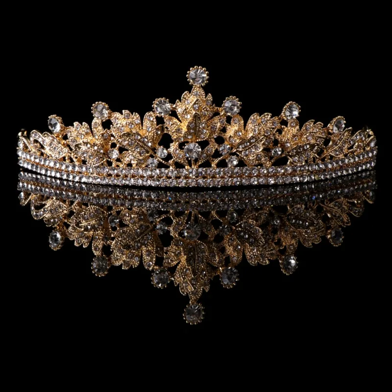 Корона невесты Роскошный старинный головной убор женские ювелирные изделия Свадебная принцесса тиара