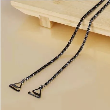 

rhinestone straps small acridine black white underwear bra strap metal single row crystal shoulder chain
