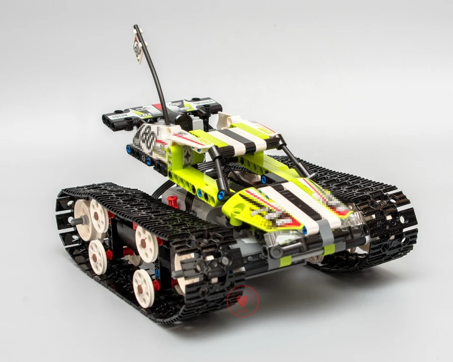 تكنيك RC تتبع المتسابق سيارة محرك كهربائي الطاقة وظيفة صالح legoings تكنيك 42065 مدينة بناء كتلة الطوب نموذج طفل هدية